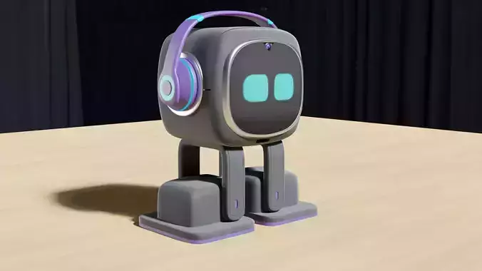 EMO Robot Fanart 3D model 3D model