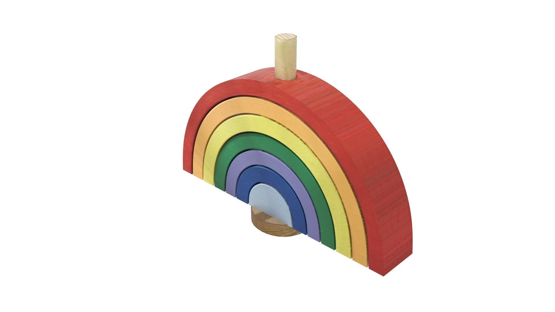 Rainbow Arc Puzzle Toy 3D model_16