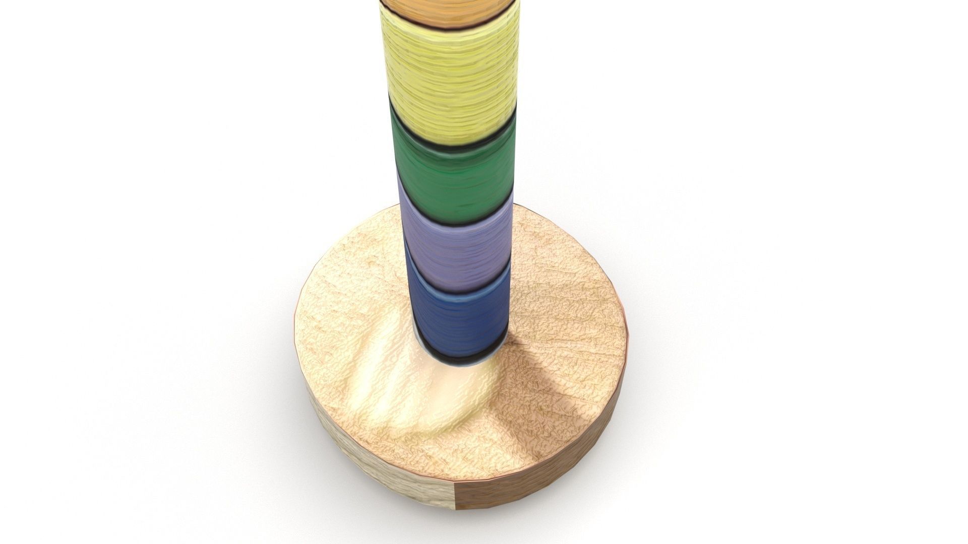 Rainbow Arc Puzzle Toy 3D model_7