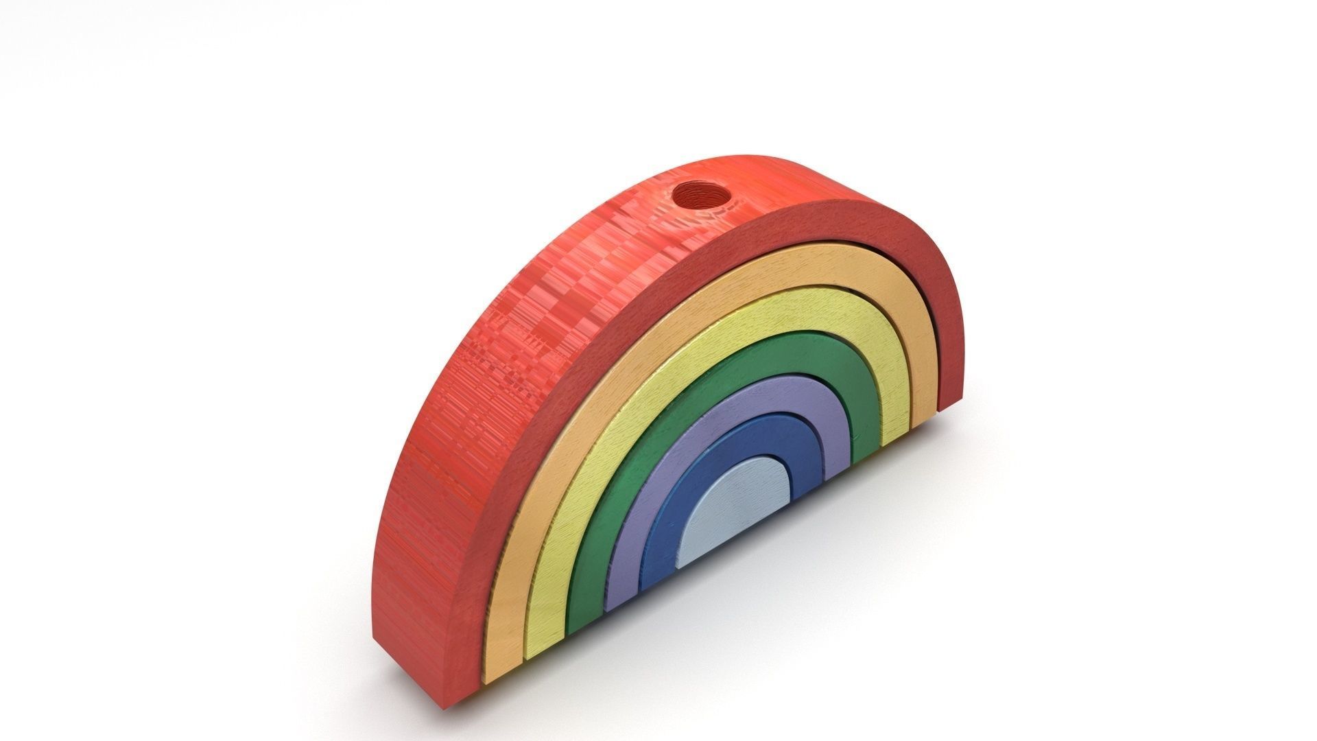 Rainbow Arc Puzzle Toy 3D model_11