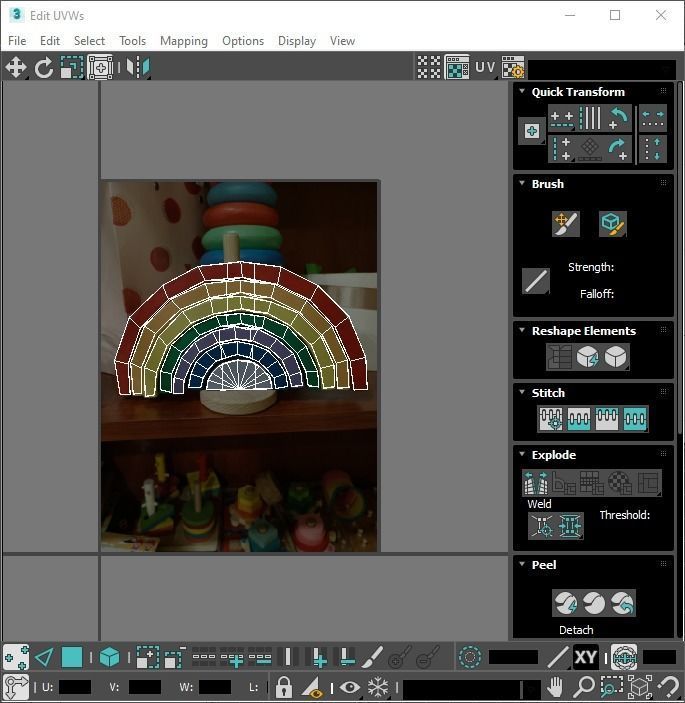 Rainbow Arc Puzzle Toy 3D model_34