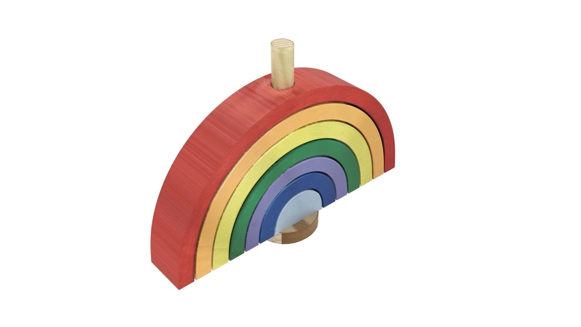 Rainbow Arc Puzzle Toy 3D model_15