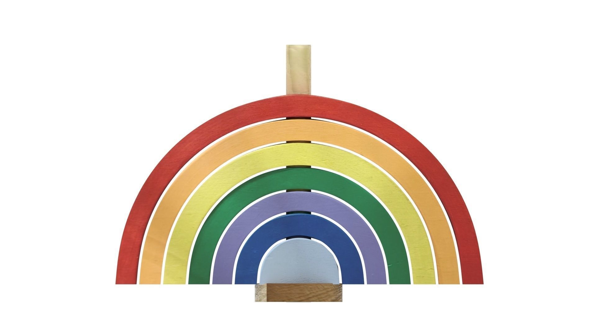 Rainbow Arc Puzzle Toy 3D model_19