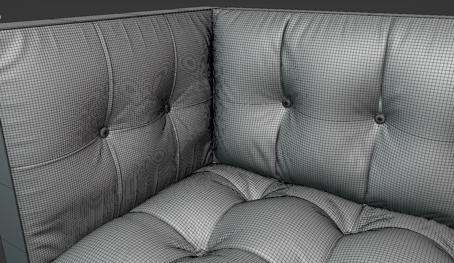 Fluffy Couch 3D model_16