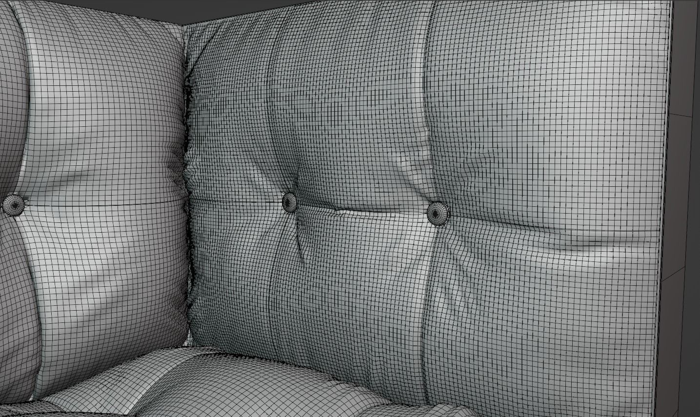 Fluffy Couch 3D model_14