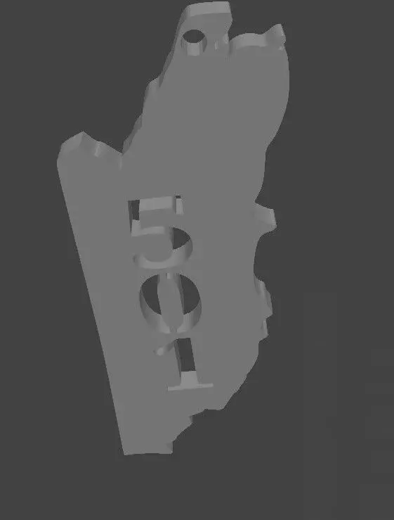 Belize Earrings Model 3D print model_0