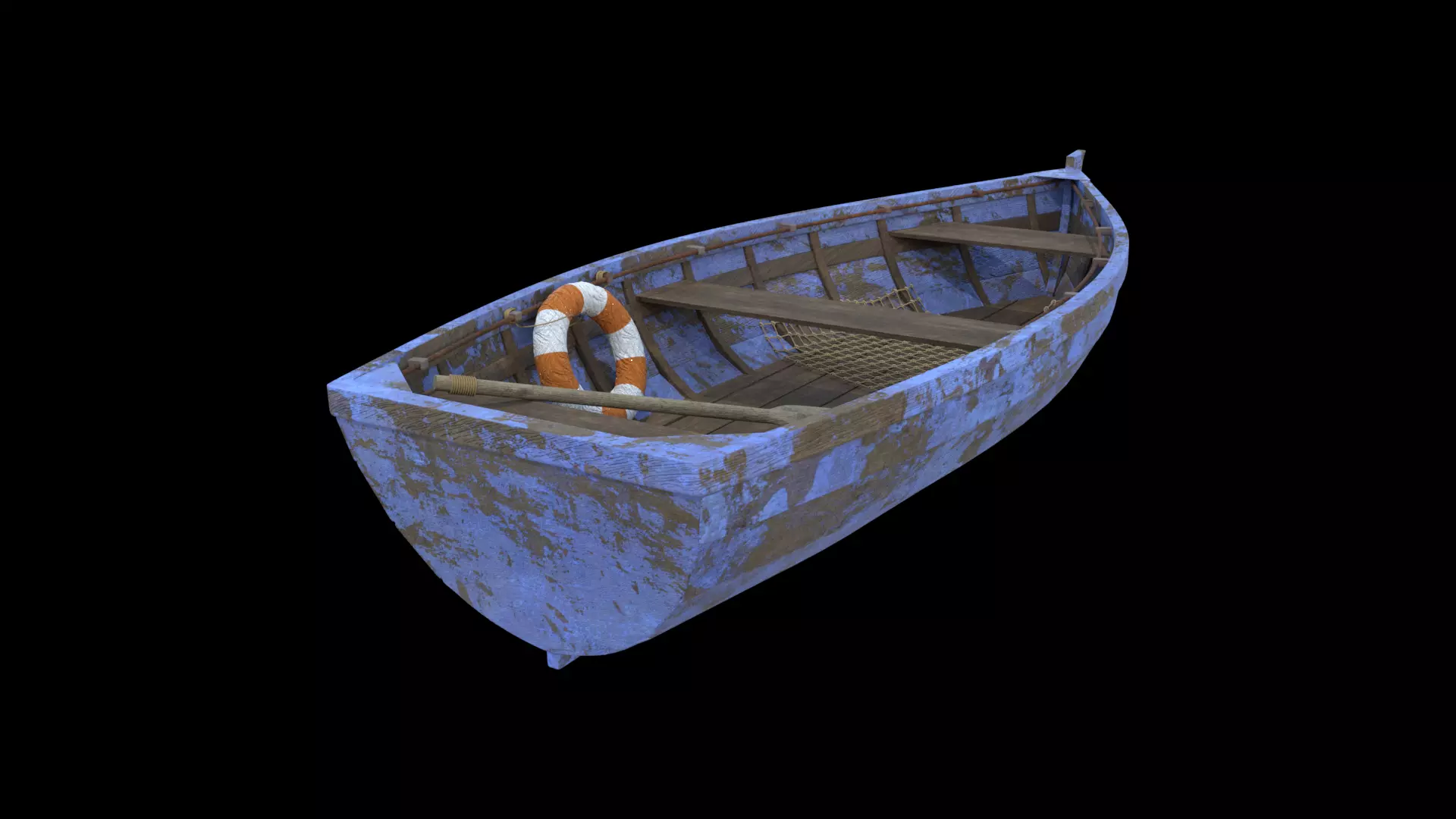Old boat 3D model