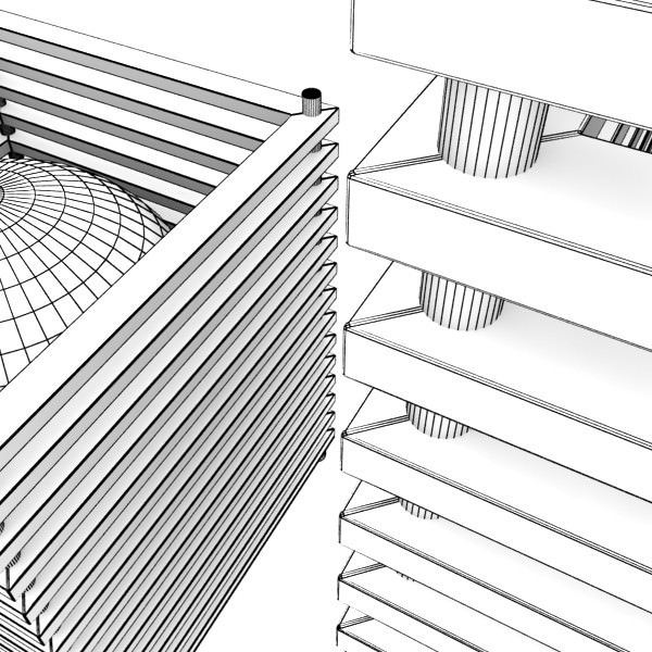 10 Table Lamps Collection 3D model_21