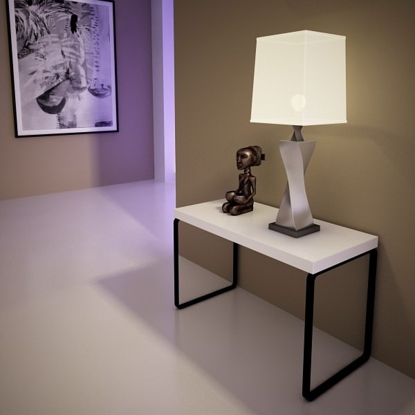 10 Table Lamps Collection 3D model_36