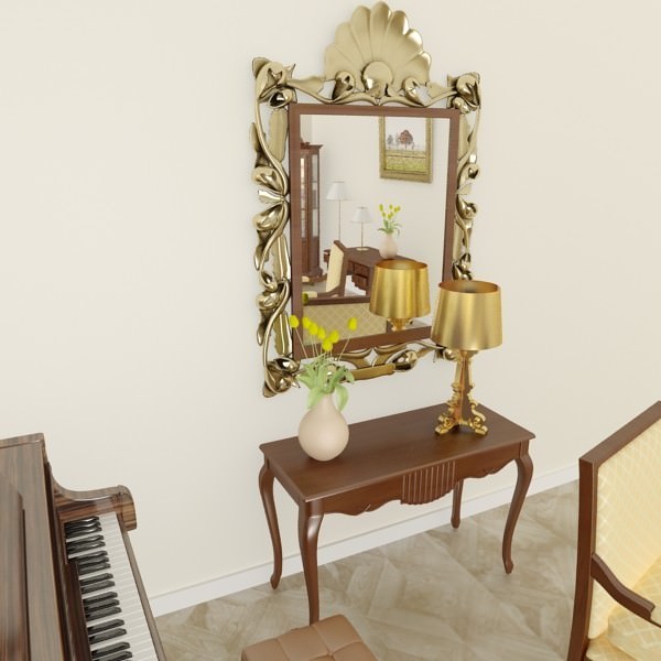 10 Table Lamps Collection 3D model_25