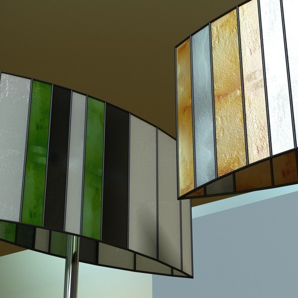 10 Table Lamps Collection 3D model_13