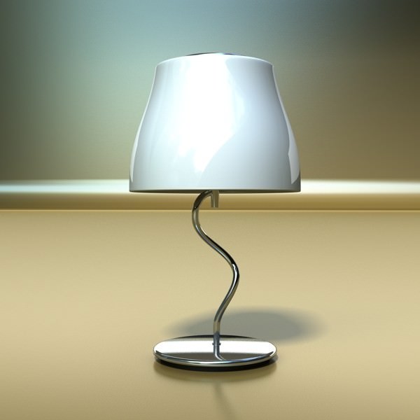 10 Table Lamps Collection 3D model_6