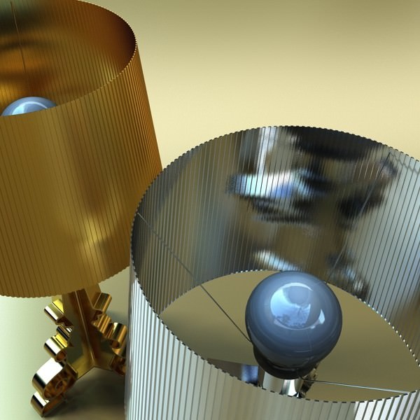 10 Table Lamps Collection 3D model_24