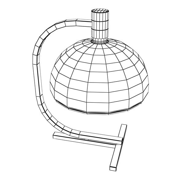 10 Table Lamps Collection 3D model_5