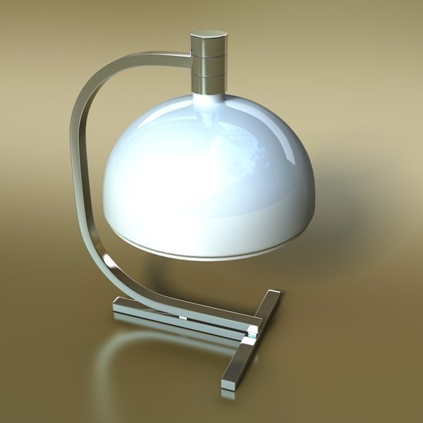 10 Table Lamps Collection 3D model_1