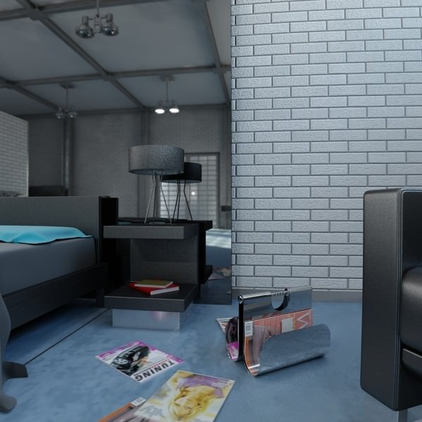 10 Table Lamps Collection 3D model_47