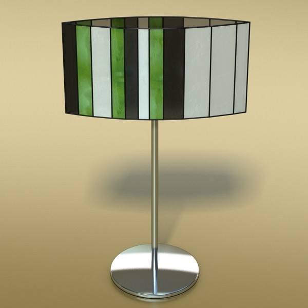 10 Table Lamps Collection 3D model_11