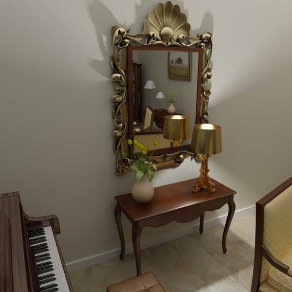 10 Table Lamps Collection 3D model_26