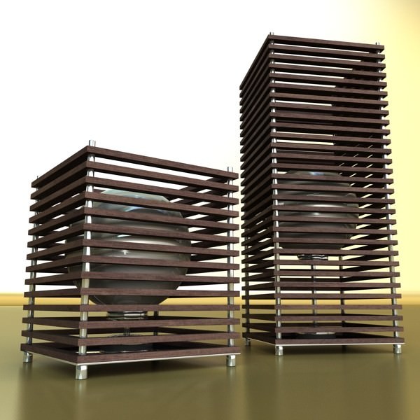 10 Table Lamps Collection 3D model_18