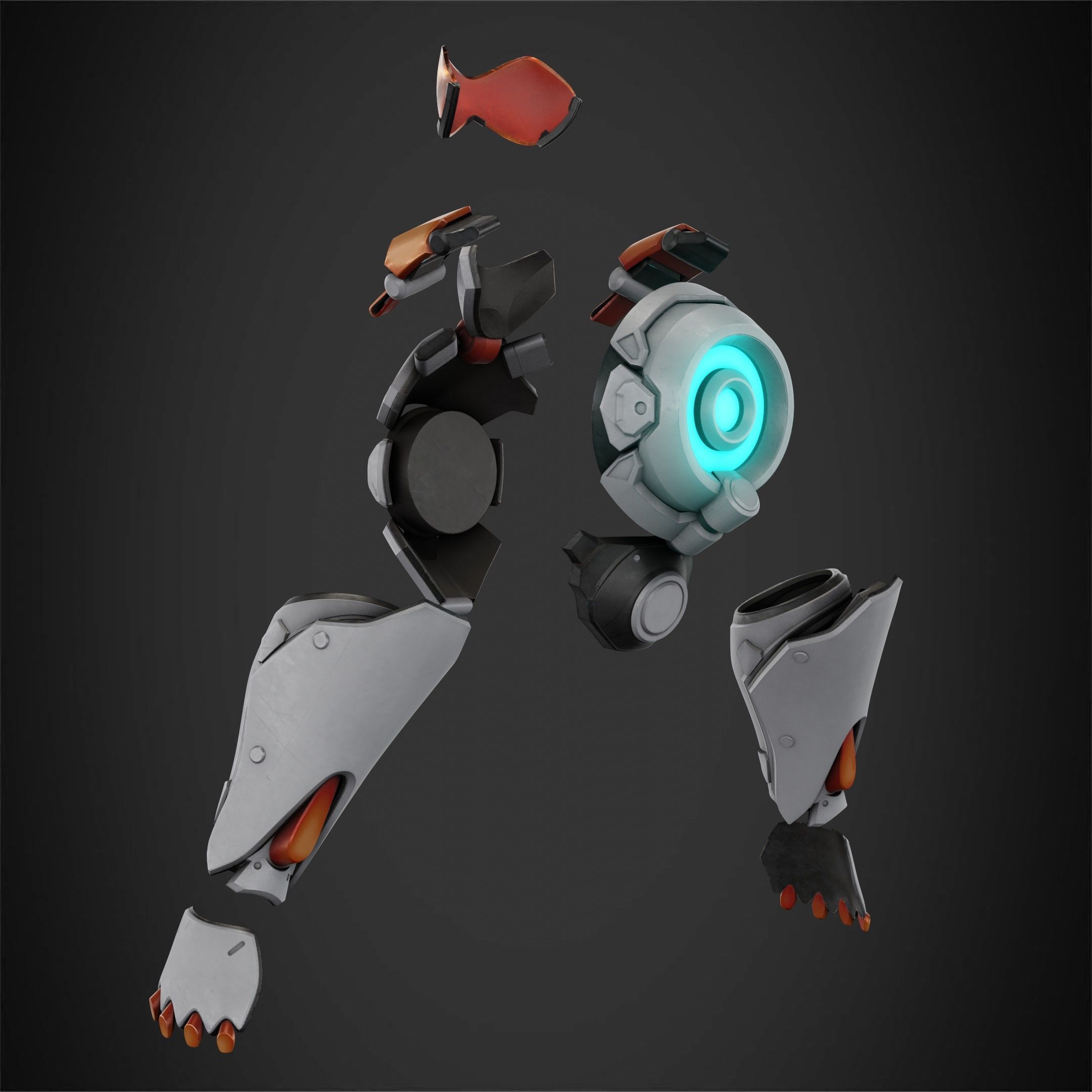 Overwatch 2 Tracer Armor and Mask for Cosplay 3D print model_5