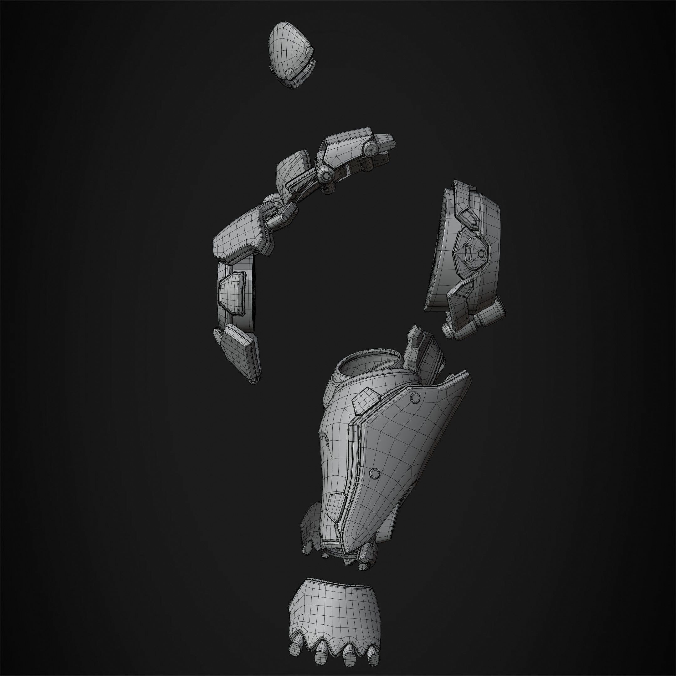 Overwatch 2 Tracer Armor and Mask for Cosplay 3D print model_15