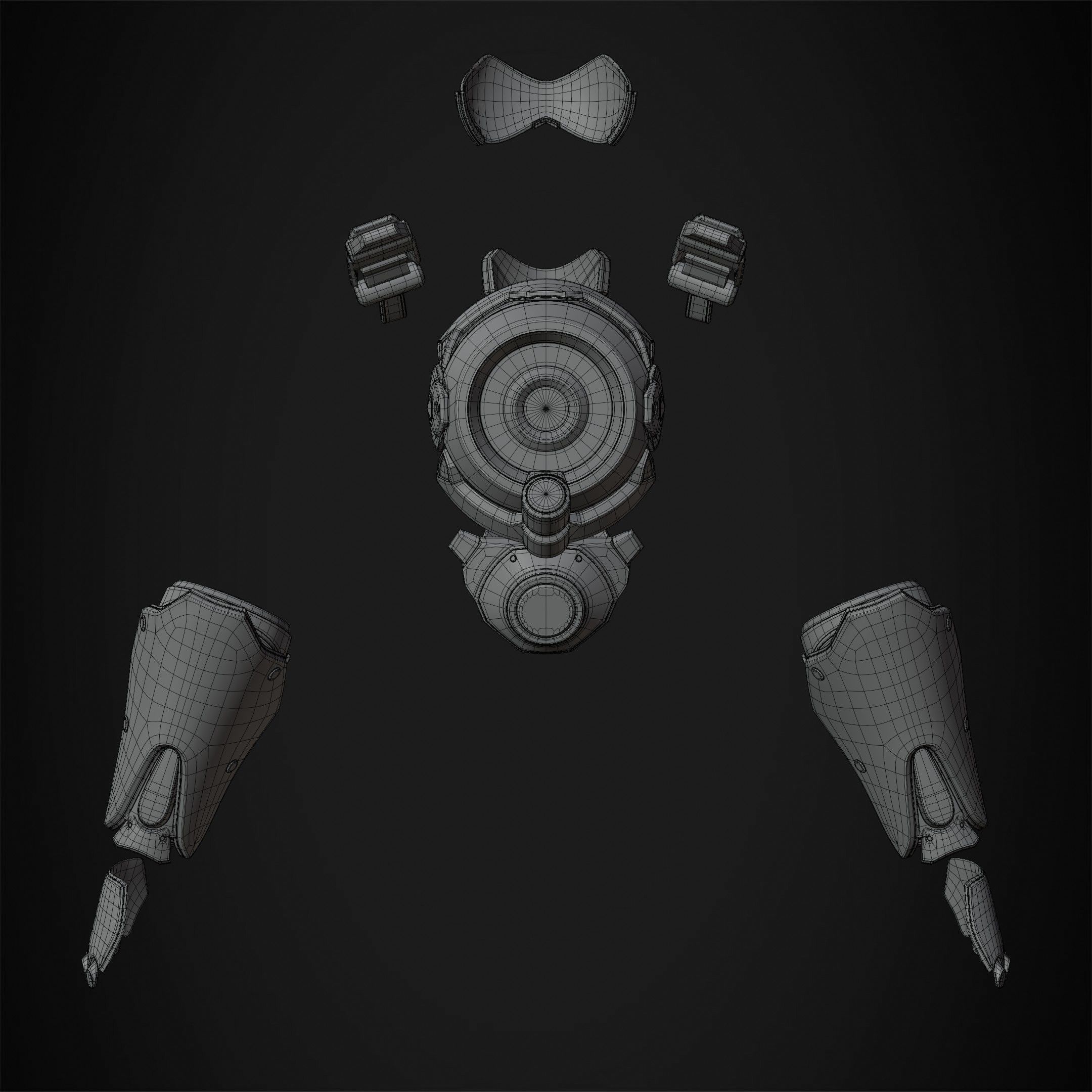 Overwatch 2 Tracer Armor and Mask for Cosplay 3D print model_18