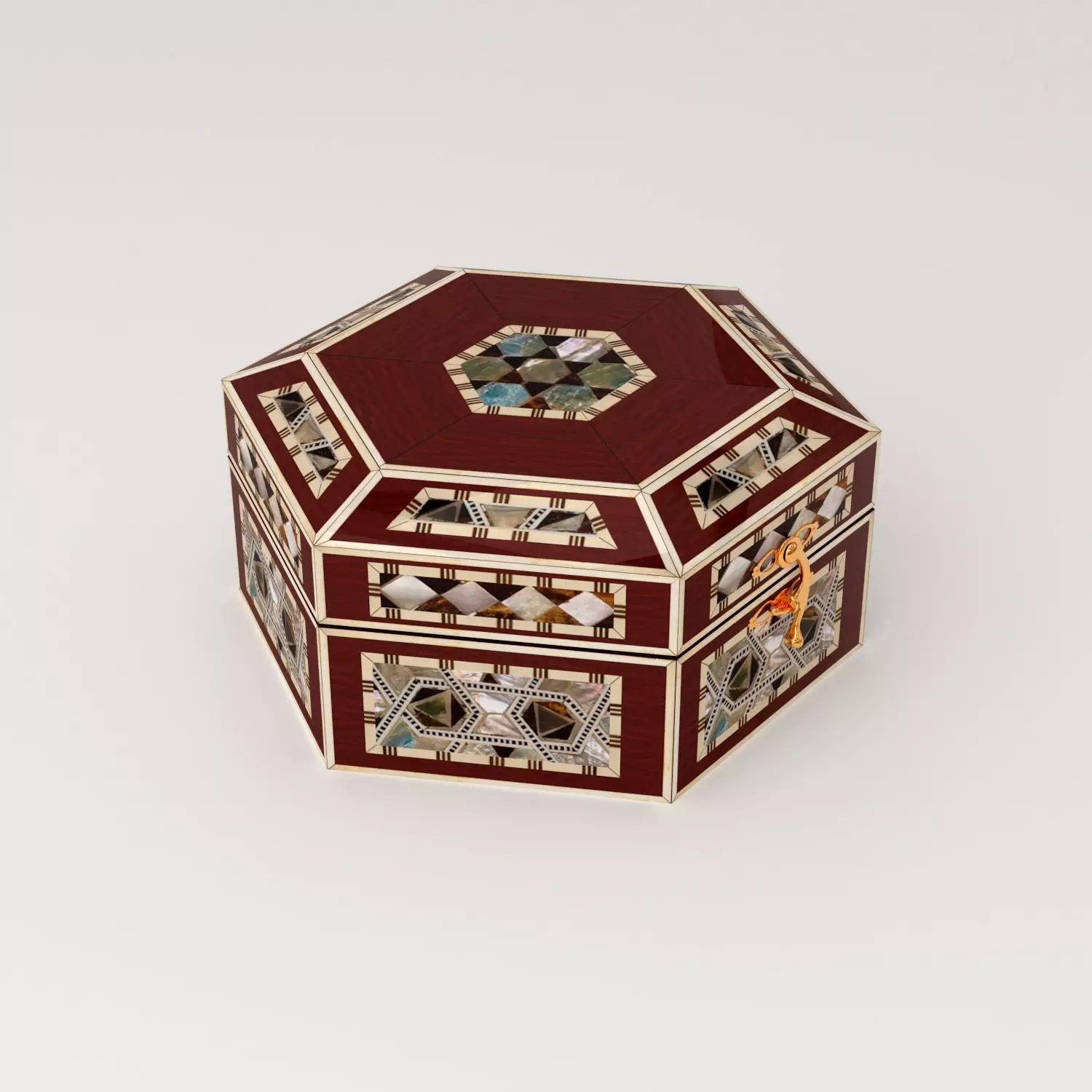 Jewelry Box 01 3D model_0