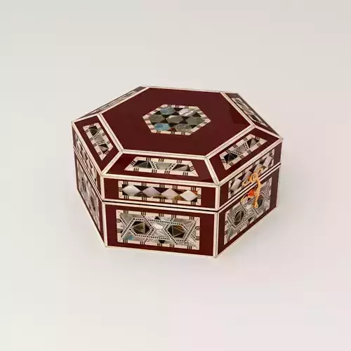 Jewelry Box 01 3D model
