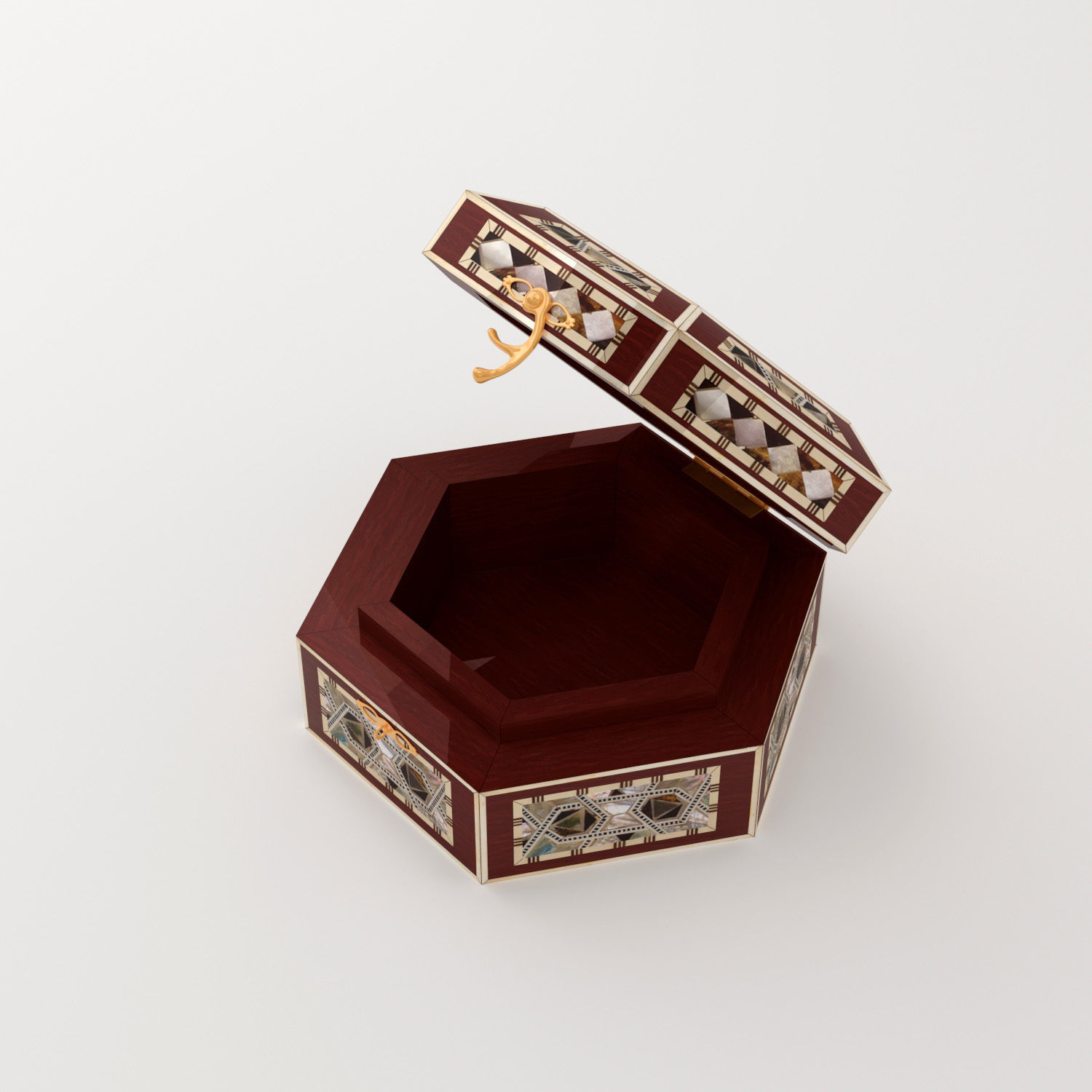 Jewelry Box 01 3D model_1