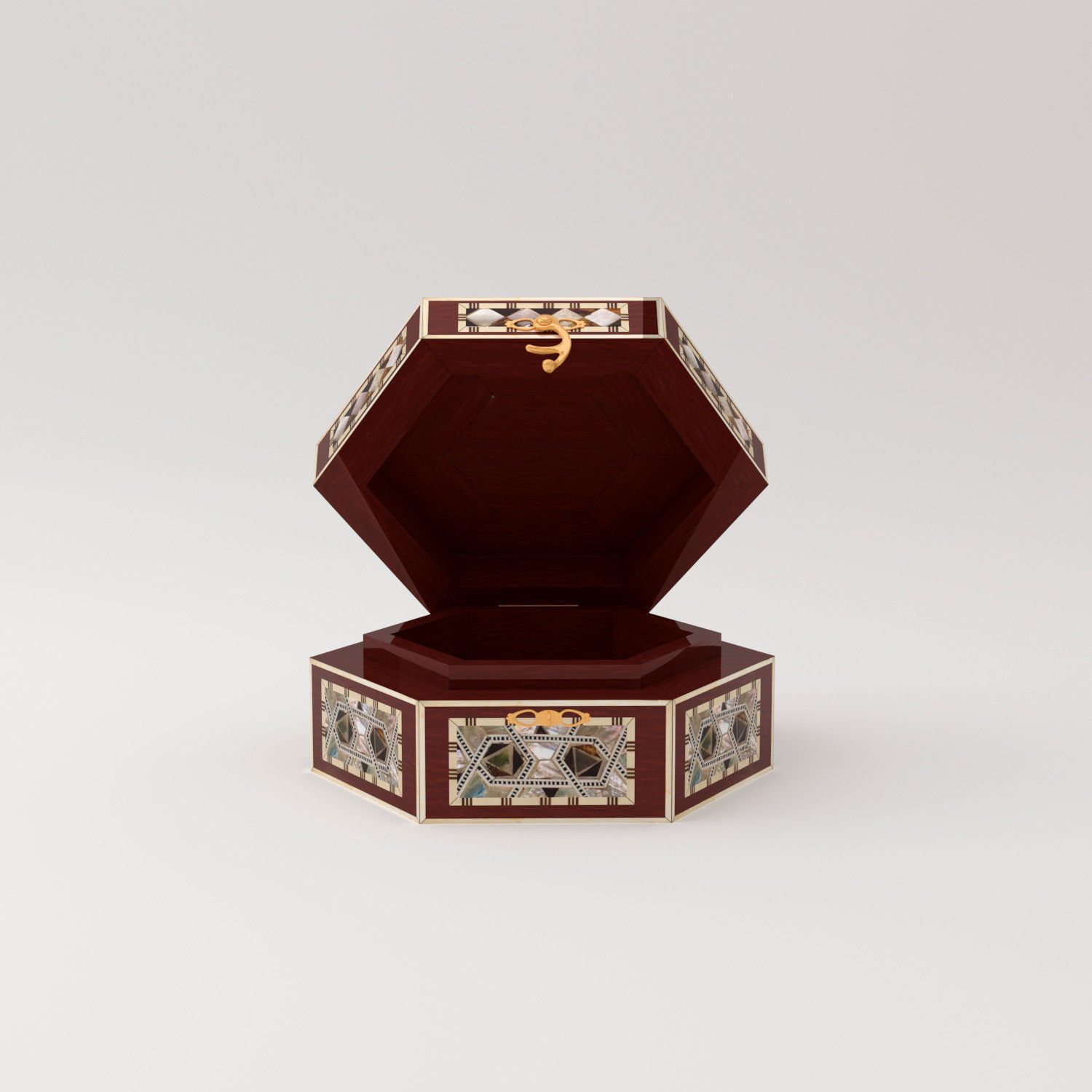Jewelry Box 01 3D model_3