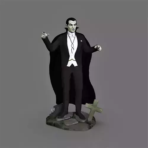 Dracula Bela Lugosi Figurine 3D print model