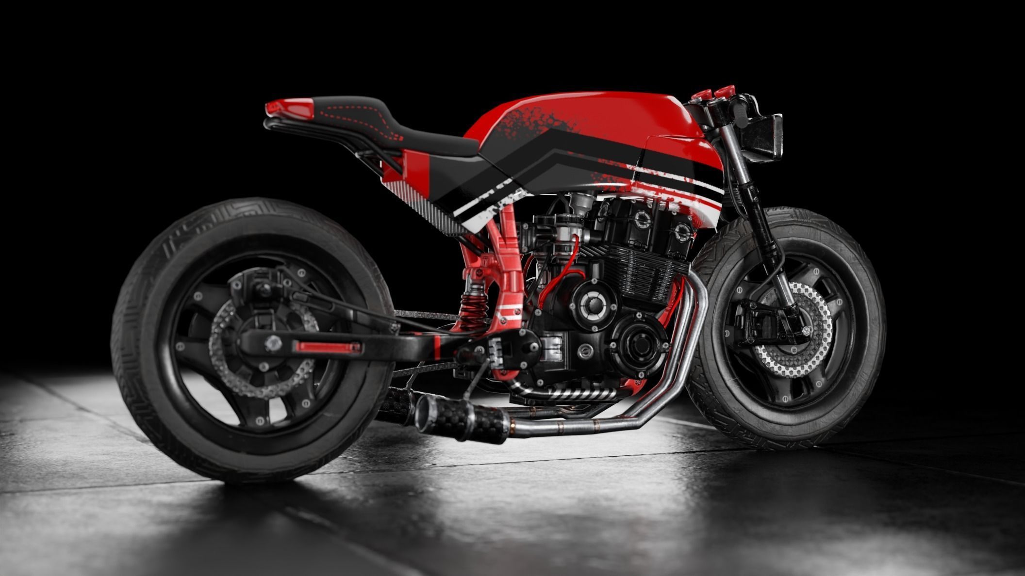 Racing Bike 3D model_7