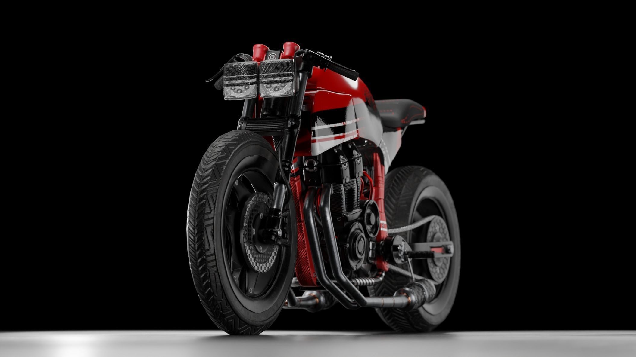 Racing Bike 3D model_13