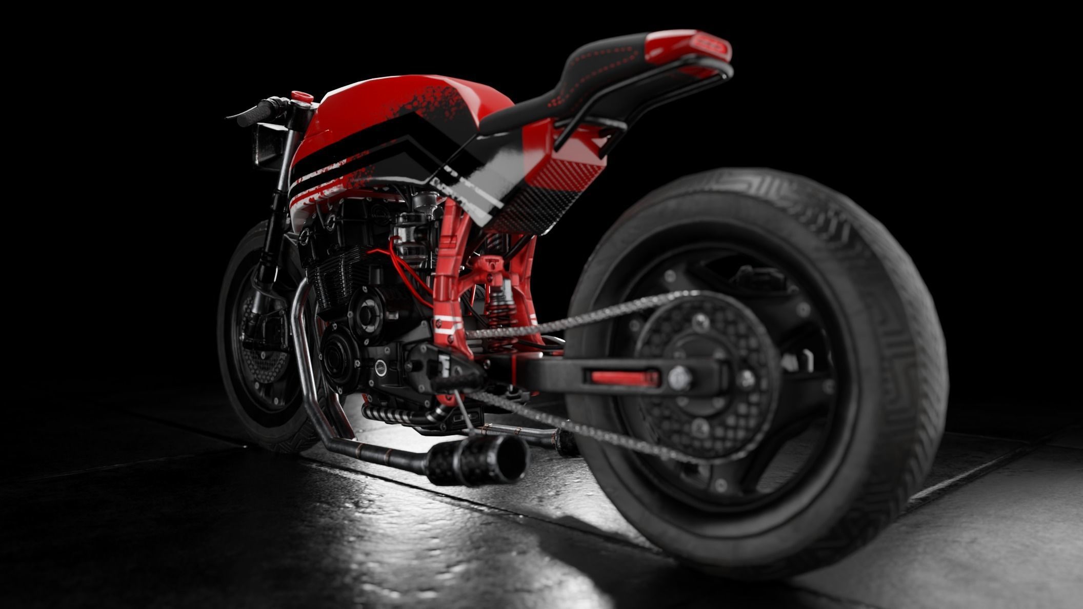 Racing Bike 3D model_8