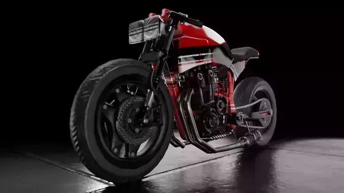 Racing Bike 3D model