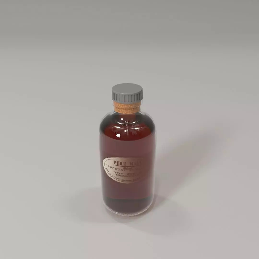 Pure Malt Low-poly 3D model