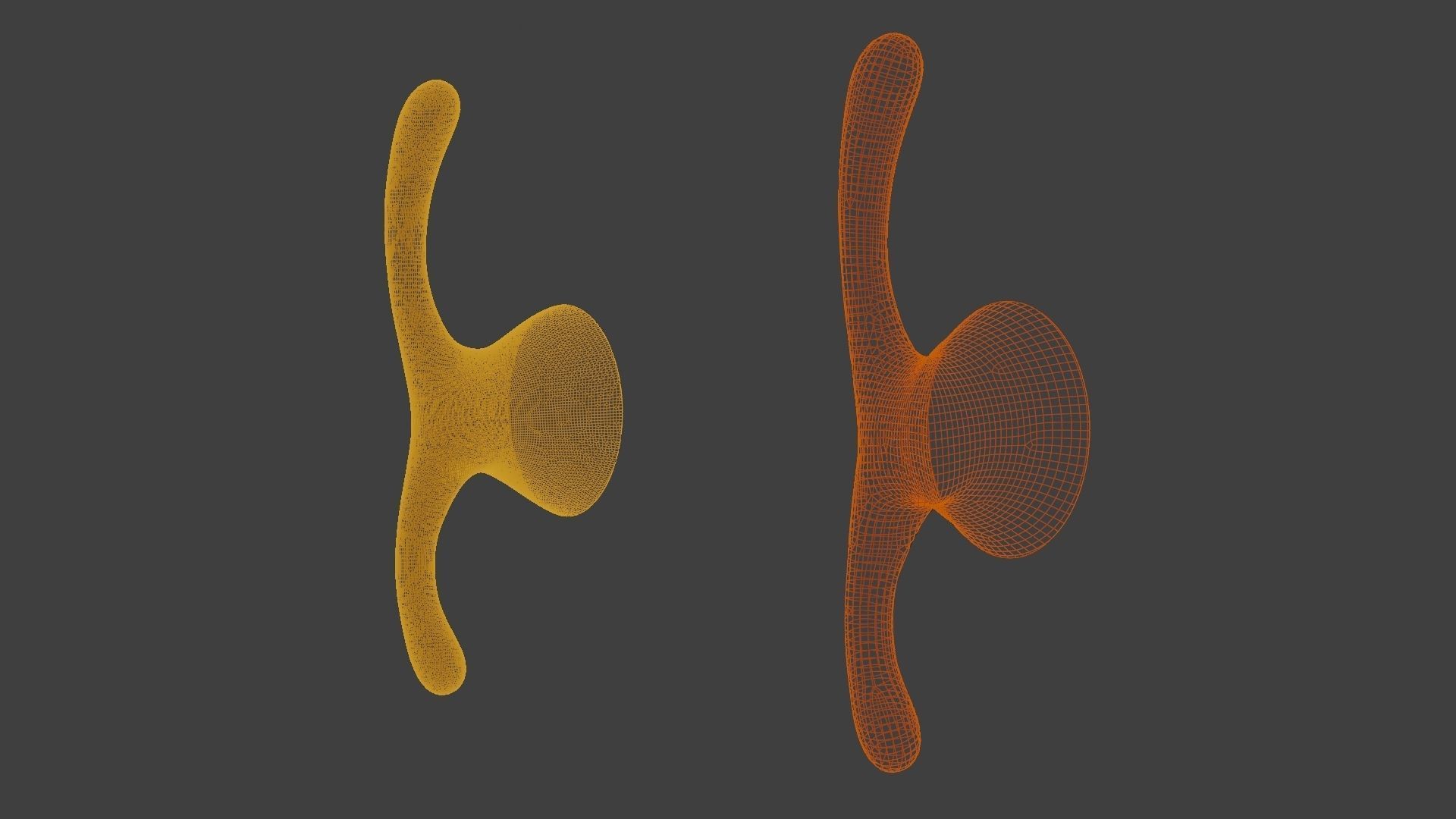 Coat Hook 3D Model Low-poly 3D model_9