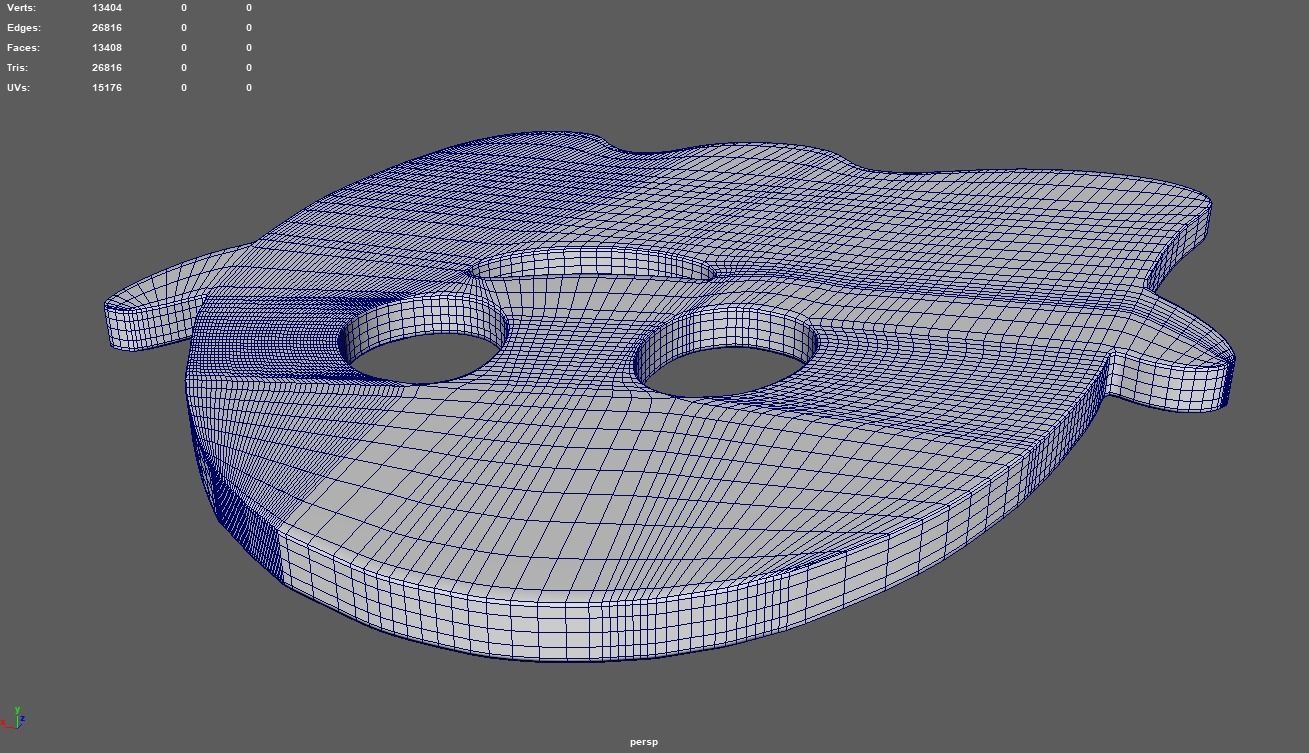 Ghost Candy Low-poly 3D model_9