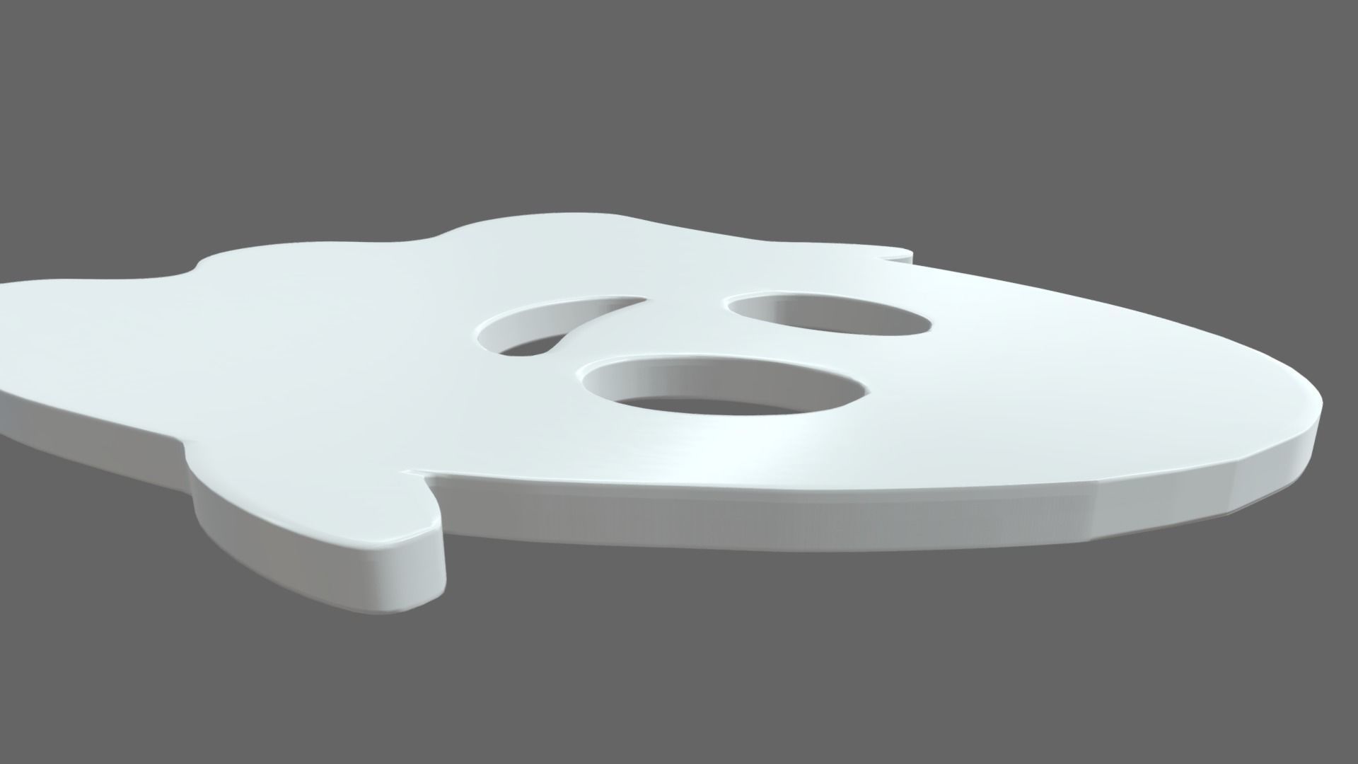 Ghost Candy Low-poly 3D model_4