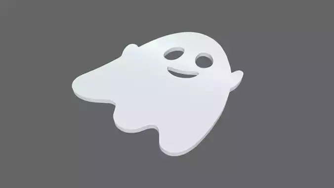 Ghost Candy Low-poly 3D model