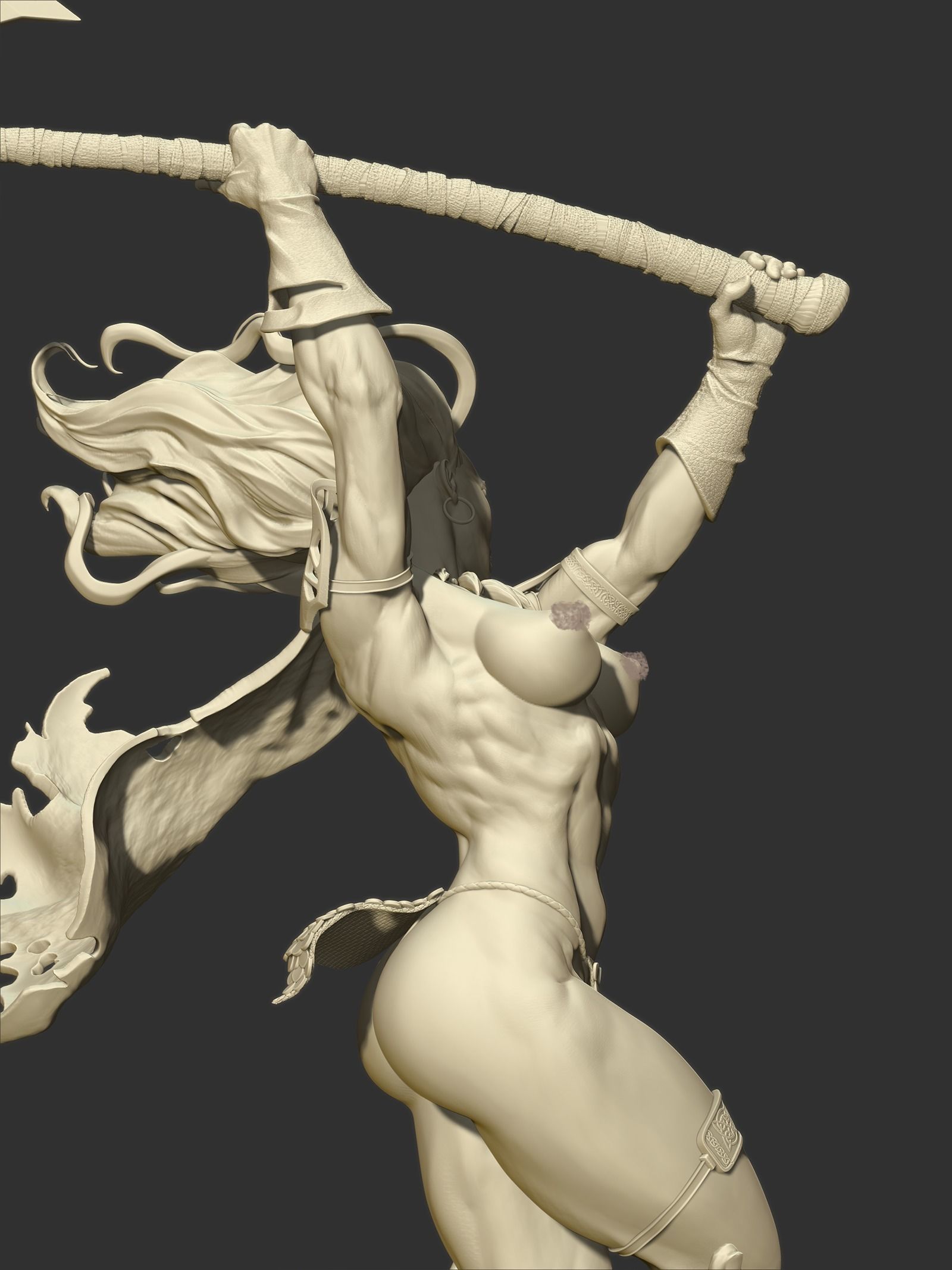 Red Sonja with NSFW  3D print model_16