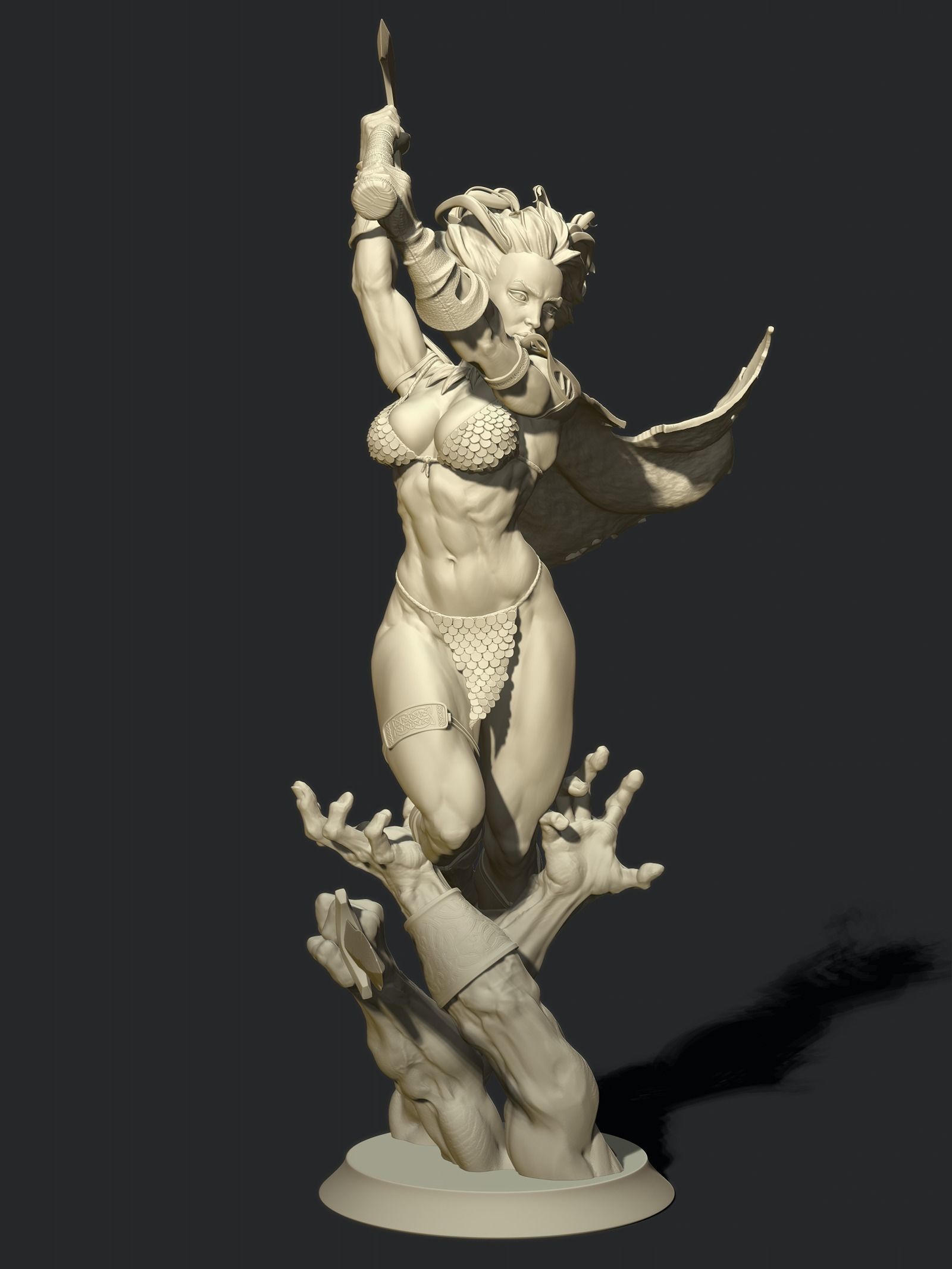 Red Sonja with NSFW  3D print model_11