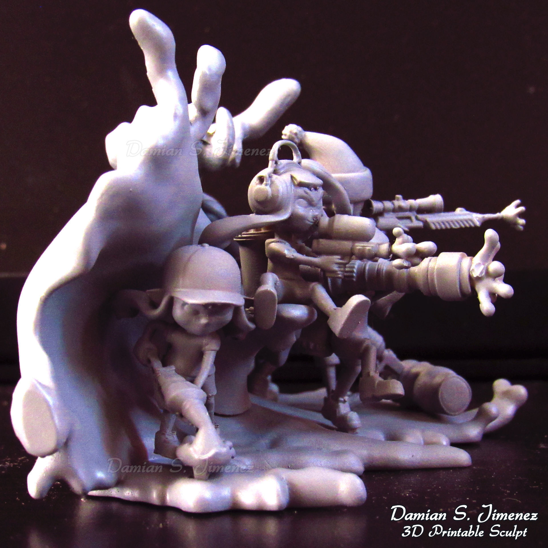 Splatoon 3 Diorama 3D Print stl Splatoon 3D Model 3D print model_5