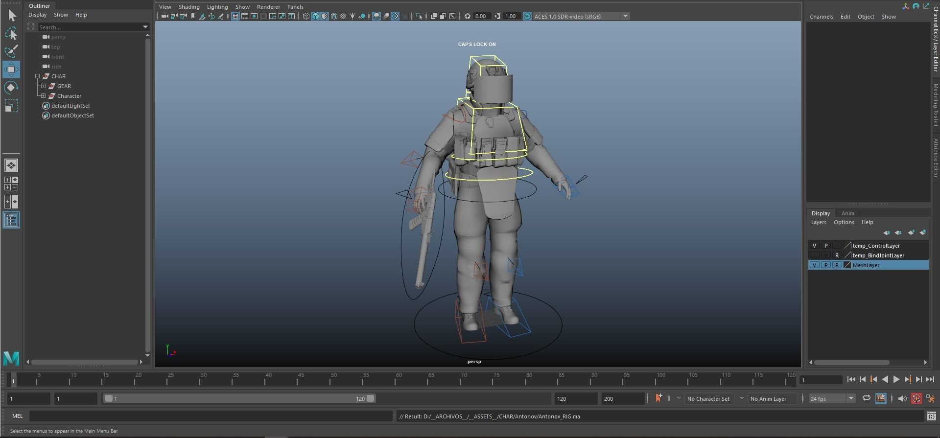 3D model MILITARY Game Ready Character Russian Assault Soldier VR / AR ...