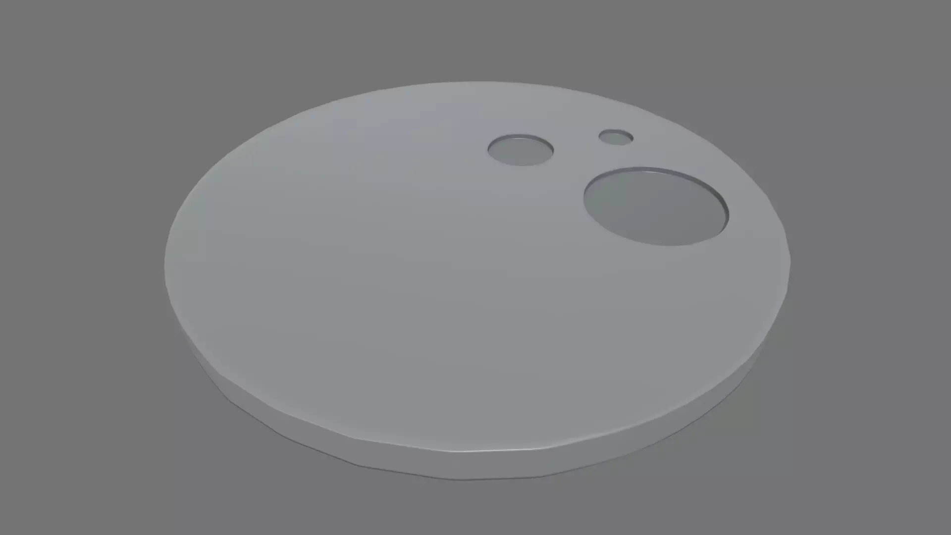 Moon Candy Low-poly 3D model_0