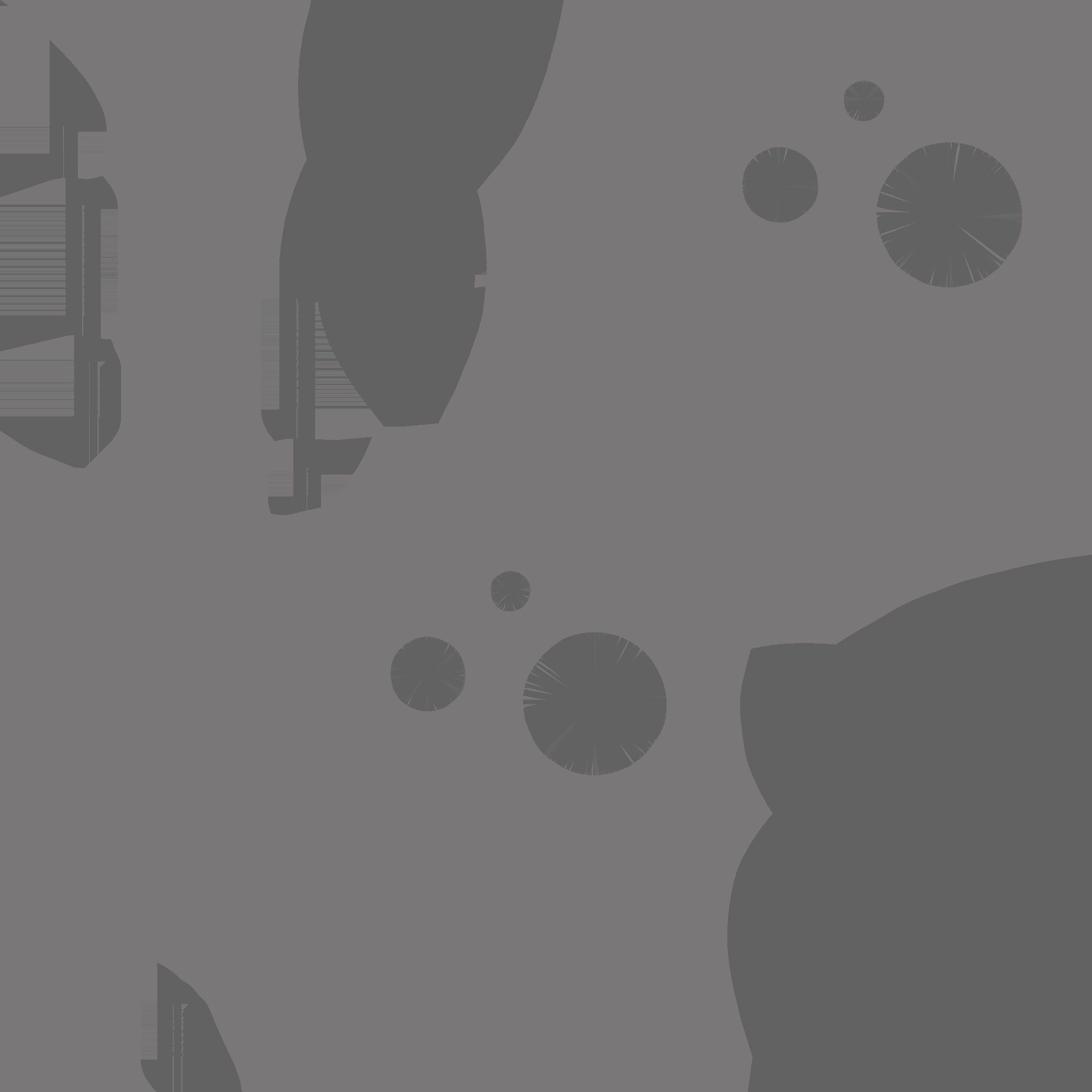 Moon Candy Low-poly 3D model_5