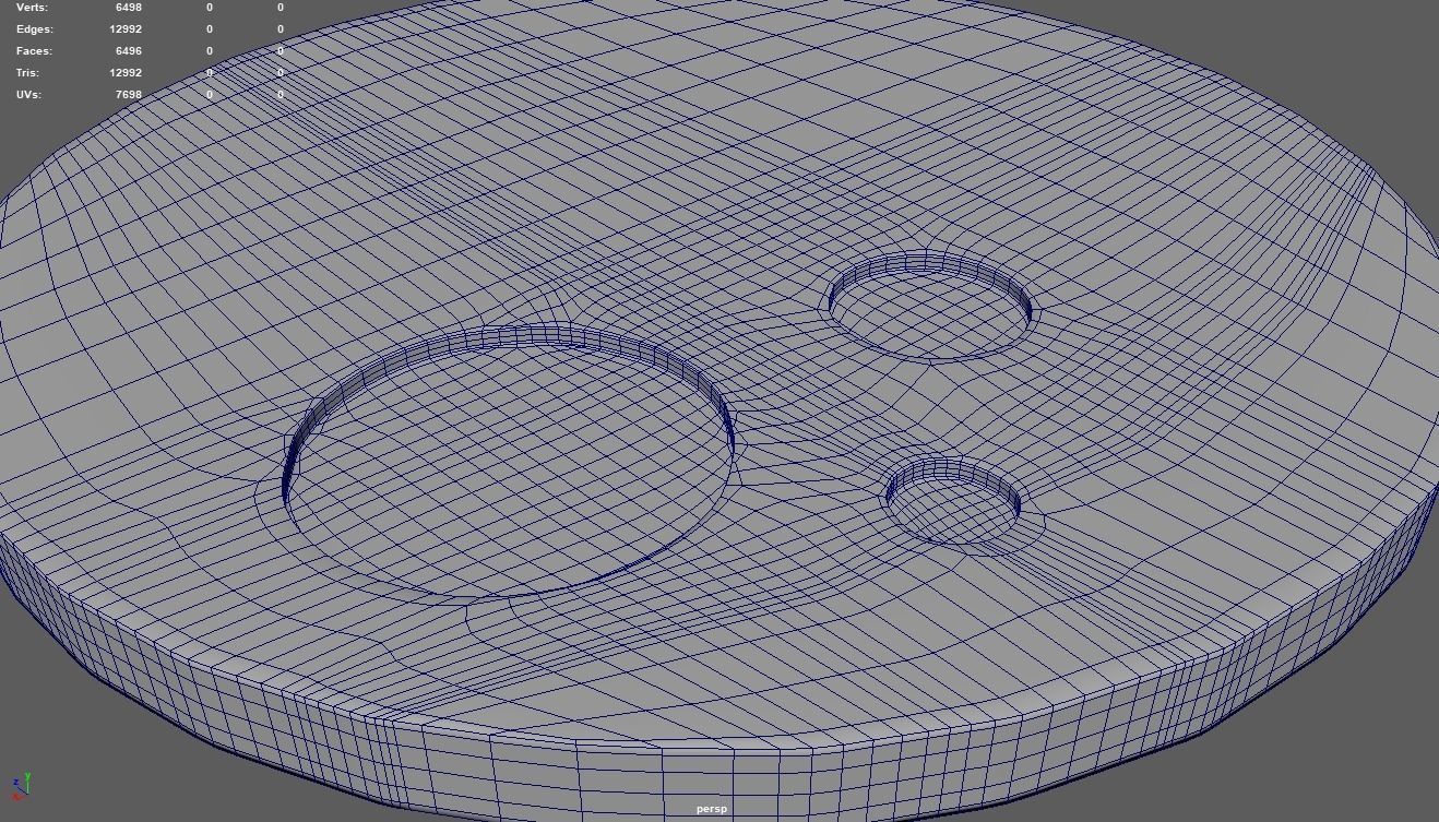 Moon Candy Low-poly 3D model_9