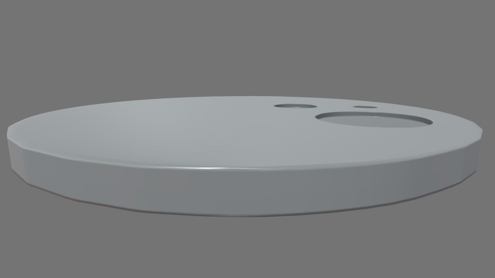 Moon Candy Low-poly 3D model_1