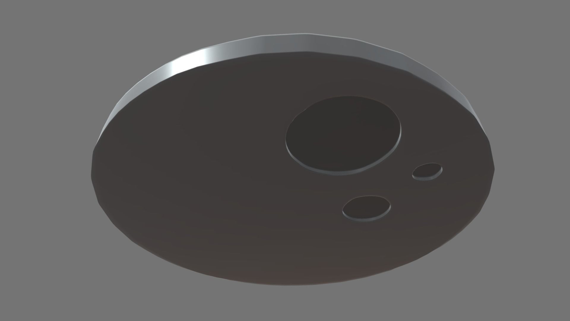 Moon Candy Low-poly 3D model_2