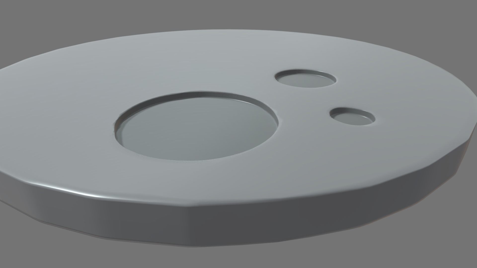 Moon Candy Low-poly 3D model_3